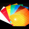 Fluorescence High intensity prisamtic self adhesive reflective sheeting